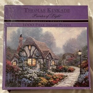 Ceaco Thomas Kinkade 1000 Piece Puzzle Chandler’s Cottage 2005 FACTORY SEALED